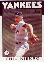 1986 Topps Baseball Cards      790     Phil Niekro